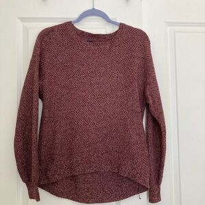 American Eagle Outfitters Burgundy Crew Neck Sweater